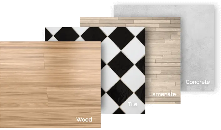 Hard floor types